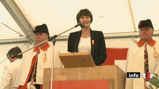 Fête nationale : retour sur la journée marathon de Micheline Calmy-Rey, présidente de la Confédération