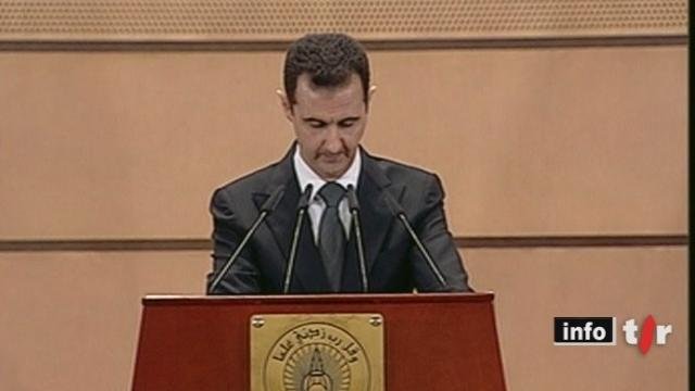 Syrie : le président syrien Bachar el-Assad promet des réformes à la télévision mais l'opposition ne désarme pas