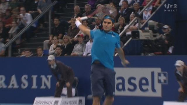 Tennis / Swiss Indoors à Bâle: finale. Roger Federer (SUI) - Kei Nishikori (JAP). ça part très fort!