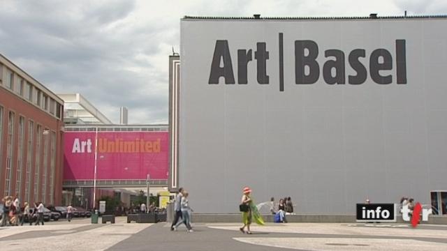 Bâle: la foire d'Art contemporain "Art Basel" ouvre se portes