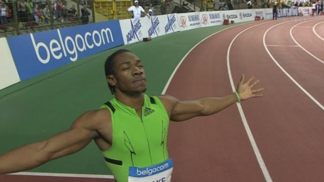 Athlétisme / Ligue de Diamant (Mémorial Van Damme, Bruxelles): le 200 m messieurs. Yohan Blake (JAM) fait trembler le record de son compatriote Usain Bolt!