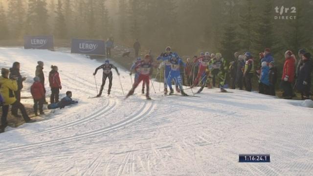 Ski nordique / Coupe du Monde à Sjusjön (NOR): la Suisse, lâchée, réussit la jonction avec les 6 de tête au 3e relais