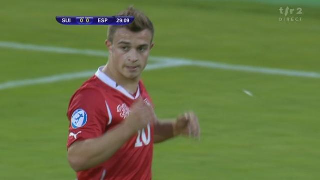 Football / Euro M21 au Danemark (finale): belle occasion pour Shaqiri (30e)