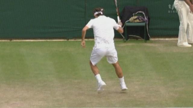 Tennis / Wimbledon / Federer-Youzhny: Le coup entre les jambes selon Federer... Quel point!