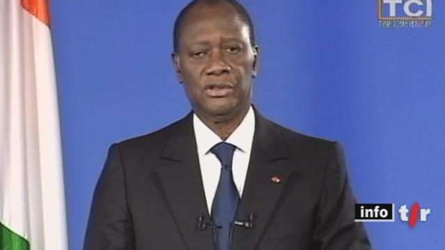 Côte d'Ivoire: le président Alassane Ouattara a lancé lundi soir un appel à la réconciliation nationale après l'arrestation de Laurent Gbagbo