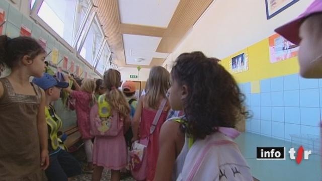 Ayent (VS): la rentrée scolaire se déroule sous de fortes chaleurs