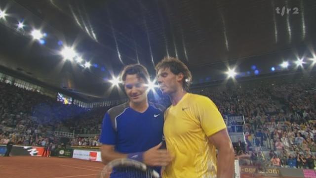 Tennis/ demi-finale du Masters 1000 de Madrid: Rafael Nadal s'est imposé 5-7 6-1 6-3 devant Roger Federer