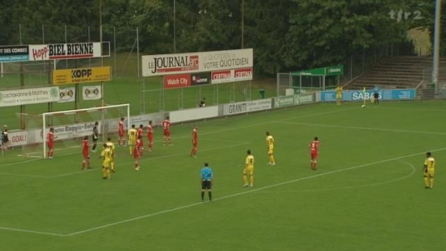 Football / Challenge League (3e j): Bienne - Delémont (4-1)