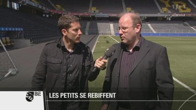 Football: Gilles Froidevaux, président du club jurassien SR Delémont, s'oppose à la réforme de la Challenge League