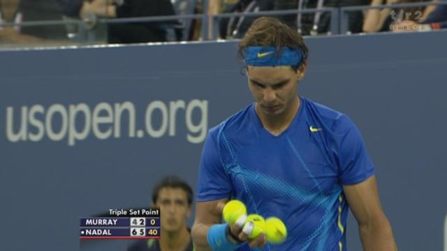 Tennis / US Open (demi-finales): Andy Murray (GRB) – Rafael Nadal (ESP). 2e  manche Nadal, 6-2 facile