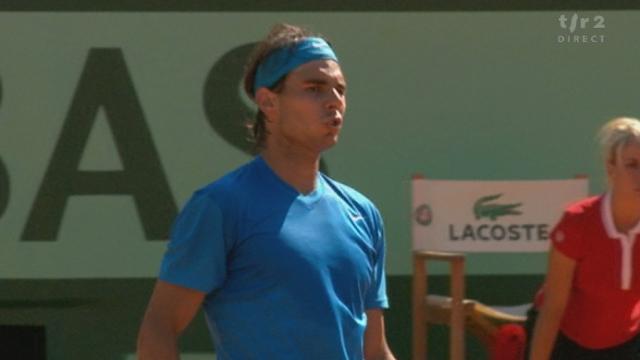 Tennis / Roland Garros (1/4): Nadal - Soderling. À Nadal le premier set. Mais après un début de match catastrophique (0-3), Soderling est bien revenu, insuffisant.