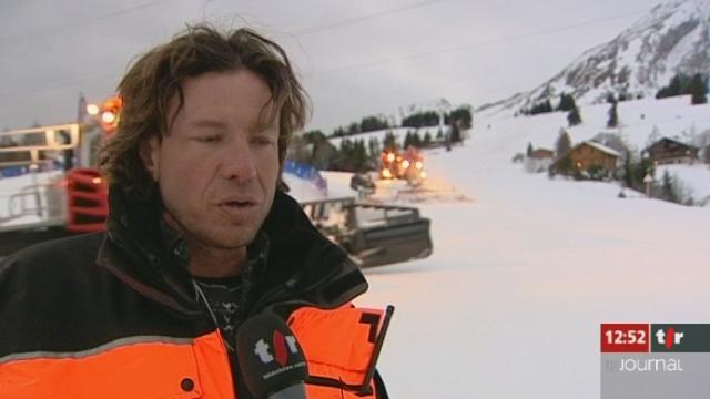 Les Mosses (VD): le redoux inquiète les professionnels du tourisme dans les stations de ski