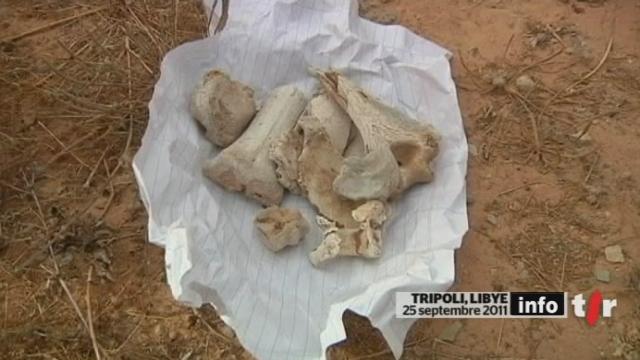 Libye: un charnier contenant les restes de 1.270 victimes du régime de Moammar Kadhafi a été découvert à Tripoli