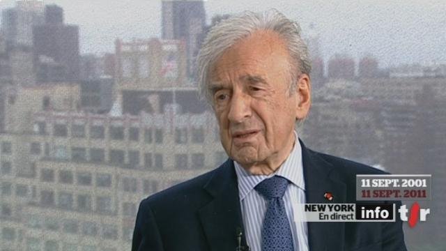 Dixième anniversaire des attentats du 11 septembre: entretien avec Elie Wiesel, prix Nobel de la paix (1/2)