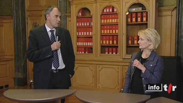 Conseil fédéral : entretien avec Christophe Darbellay, président PDC, et Isabelle Moret, vice-présidente PLR