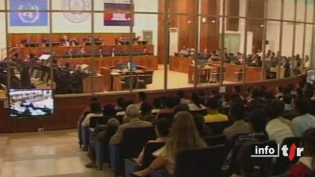 Cambodge : trois anciens hauts responsables khmers rouges accusés de crimes contre l'humanité, crimes de guerre et génocide comparaissent actuellement devant la justice