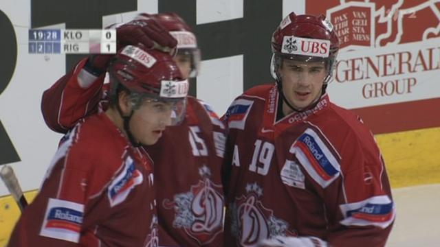 Hockey/Coupe Spengler (1e journée): Kloten - Riga. Les Lettons ont survolé les débats, Kloten, dépassé, s'incline 9-2.