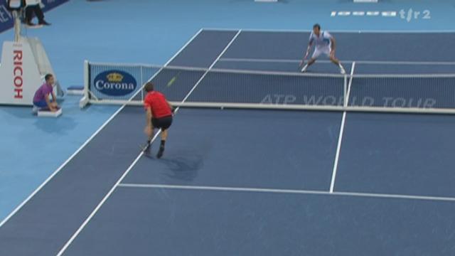 Tennis / Swiss Indoors de Bâle : Stanislas Wawrinka - Ivan Dodig (6-4 6-4)