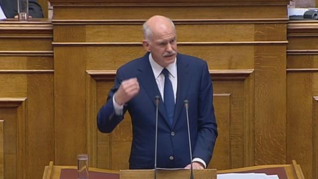 Georges Papandréou en sursis devant le Parlement grec