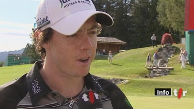 Crans-Montana (VS):  le golfeur irlandais Rory McIlroy est la star des European Masters