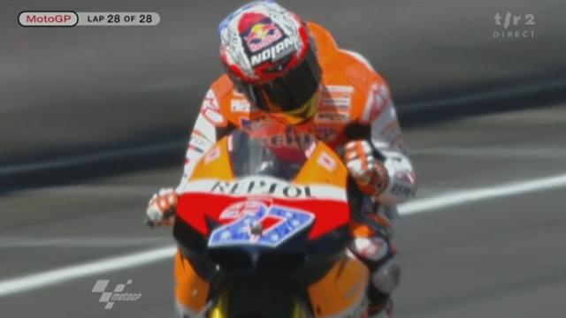 Motocyclisme / GP d'Indianapolis: motoGP. Casey Stoner intraitable.