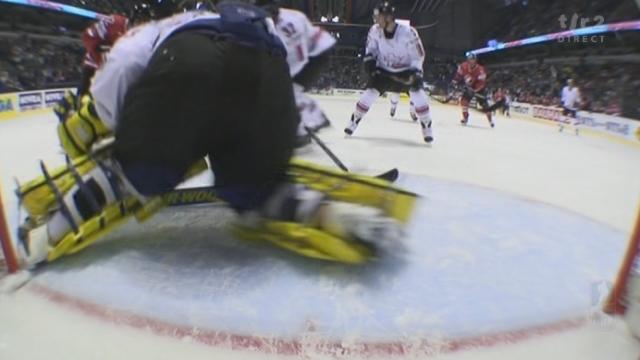 Hockey / Le Mondial en Slovaquie: Suisse - Canada (2-0) But de Jordan Eberle