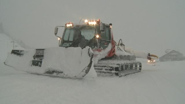 Séquences choisies - Après la tempête Joaquim, la neige