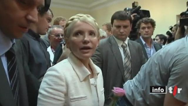 Ukraine: l'opposante et ex-premier ministre Ioulia Timochenko, égérie médiatique de la Révolution orange, a comparu vendredi matin devant la justice pour abus de pouvoir