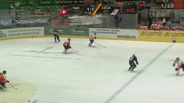 Hockey / Deutschland Cup : Suisse - USA (3-2 tab)
