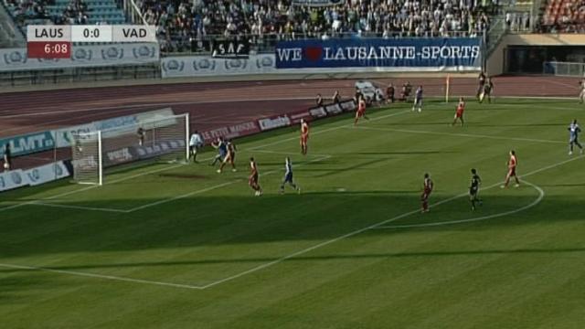 Football/Challenge League (29j): résumé du match Lausanne - Vaduz (2 - 0) et interview de Guillaume Katz, défenseur de Lausanne