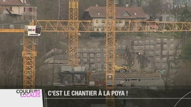 Fribourg: le chantier du pont de la Poya irrite ses riverains