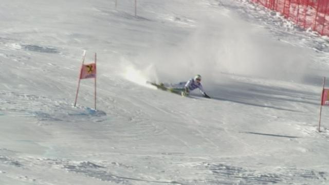 Ski alpin / ouverture de la saison: géant de Sölden/AUT. première grosse chute de la saison Denise Karbon (ITA)