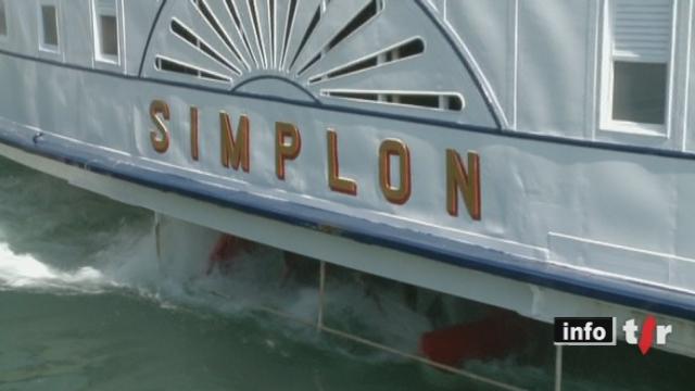 Lac Léman: la rénovation du bateau à vapeur centenaire "Simplon" est terminée