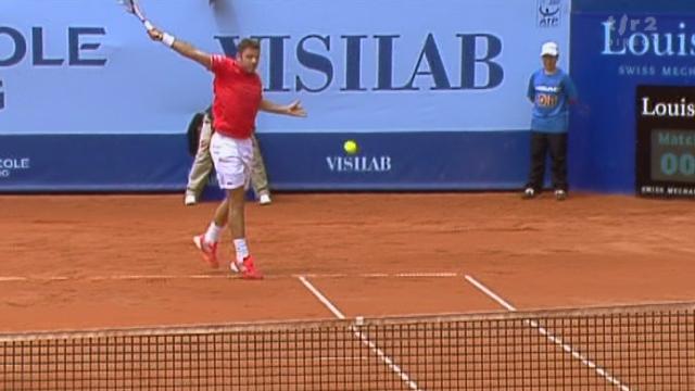 Tennis / Gstaad / Wawrinka-Luczak: Stanislas Wawrinka s'impose logiquement dans cette première manche (6-3)
