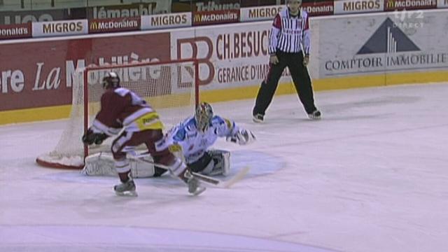 Hockey (LNA): Genève-Servette - Fribourg-Gottéron. Pas de but en prolongation. Les tirs au but de Walsky et Rubin font la différence pour Genève-Servette (2-1 tab)
