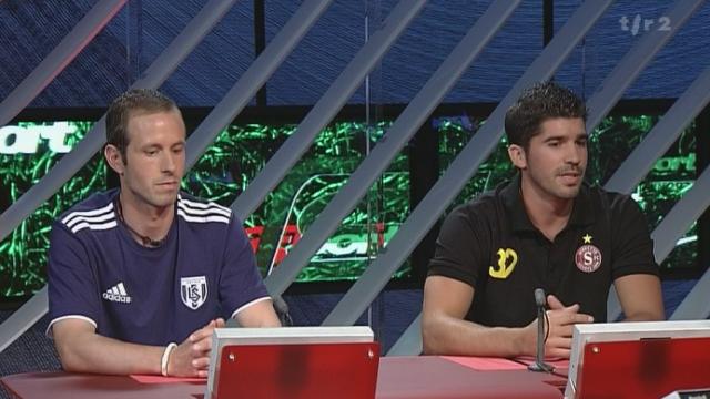 Football / Super League (4e j): itw Nicolas Marazzi (Lausanne) et Matias Vitkieviez (Servette)
