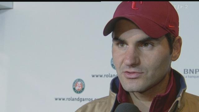 Tennis / Roland-Garros (1/4-finale): itw Roger Federer