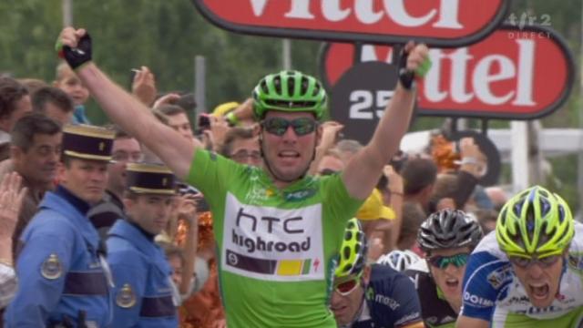 Cyclisme/Tour de France (15e étape): comme prévu ça s'est joué au sprint et une 4e victoire sur ce Tour pour le Britannique Mark Cavendish.