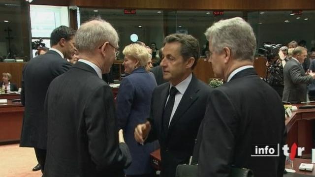 Bruxelles/Sommet européen: les 27 membres ont nommé vendredi le futur patron de la Banque centrale européenne et lancé de nouvelles sanctions contre la Syrie et l'Iran