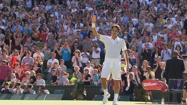 Tennis / Wimbledon (1/16e finale): Roger Federer se qualifie pour la deuxième semaine