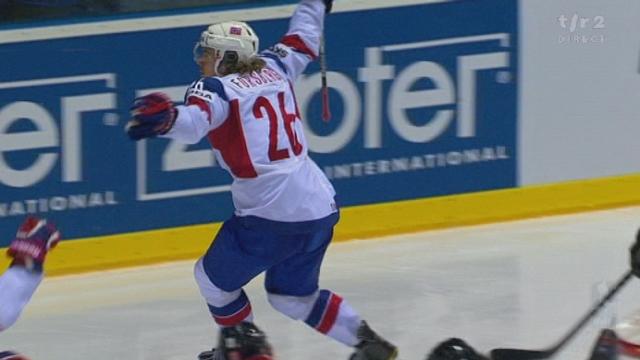 Hockey / Le Mondial en Slovaquie: Suisse - Norvège (2-3) Mauvaise affaire pour les boys de Sean Simpson dans le tour intermédiaire. Une défaite au bout d'une prestation très moyenne pourrait condamner la qualification pour les 1/4 de finale.