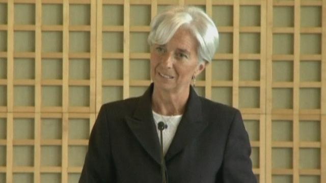 Christine Lagarde a été désignée à la tête du FMI