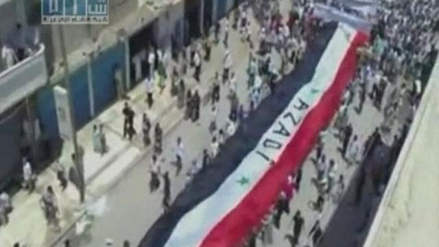 Un million de protestaires dans les rues de Syrie