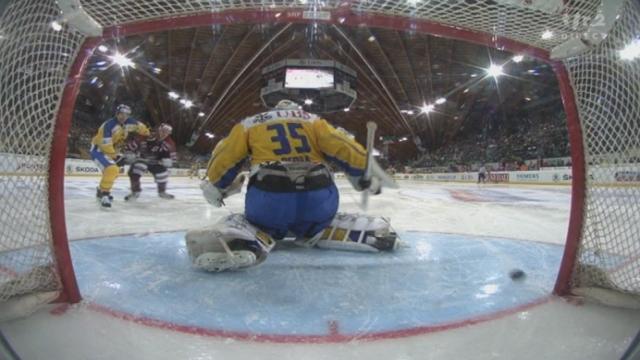 Hockey / Coupe Spengler (finale): Davos - Dinamo Riga. La finale est relancée après 2 minutes du tiers médian