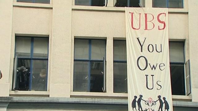 Séquences choisies - ex-bureaux UBS occupés à Londres