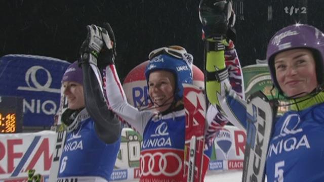 Ski alpin / Slalom de Flachau (Autriche): l'Autrichienne Marlies Schild termine première