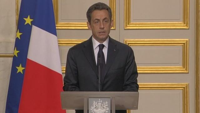 Discours de Nicolas Sarkozy après le sommet de Paris