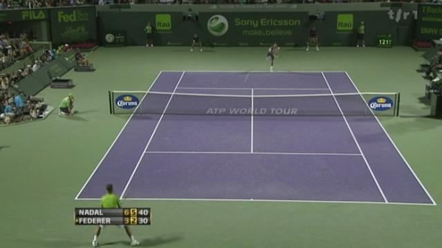 Tennis / Miami (1/2-finale): Rafael Nadal - Roger Federer (6-2 6-3)