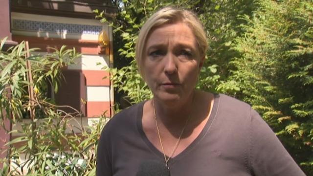 Réaction de Marine Le Pen à l'arrestation de DSK