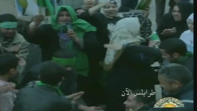 Séquences choisies - La TV officielle libyenne, lundi